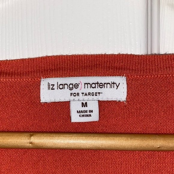 Liz Lange Knit Maternity Top sz Medium - Picture 2 of 4